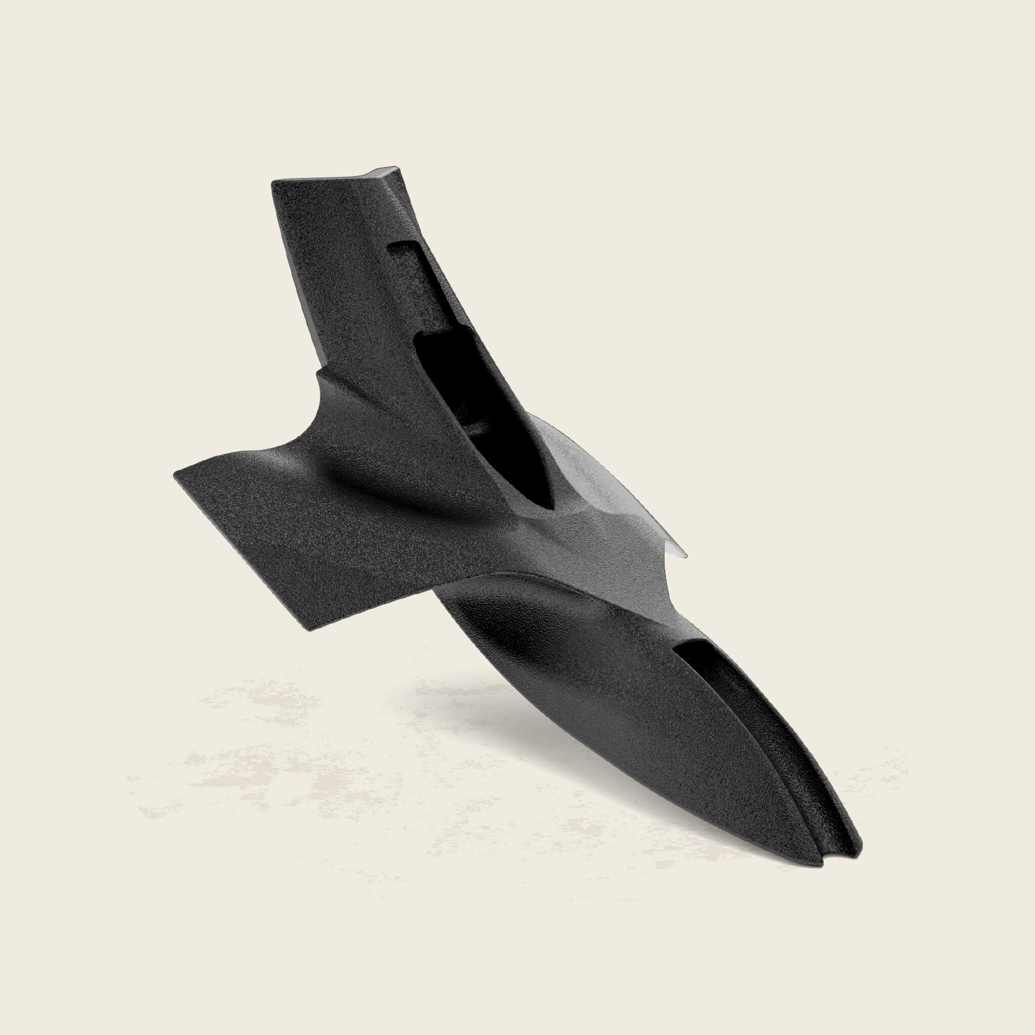 Winged chisel point