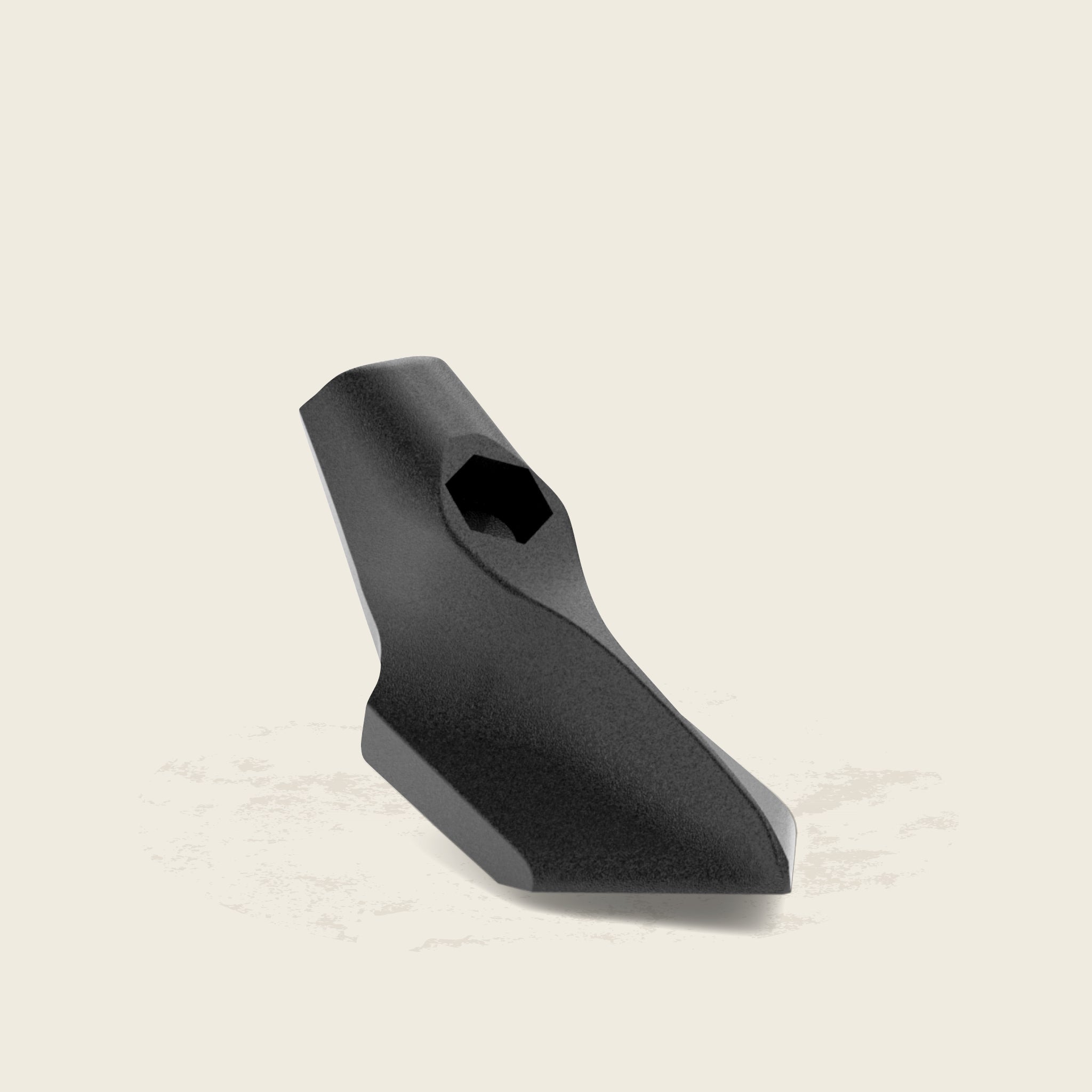 Consertine tillage point for high-compaction soils and extended working life
